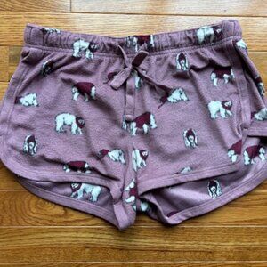 Aeropostale Women's Sleep Shorts Polar Bears - Size Small S